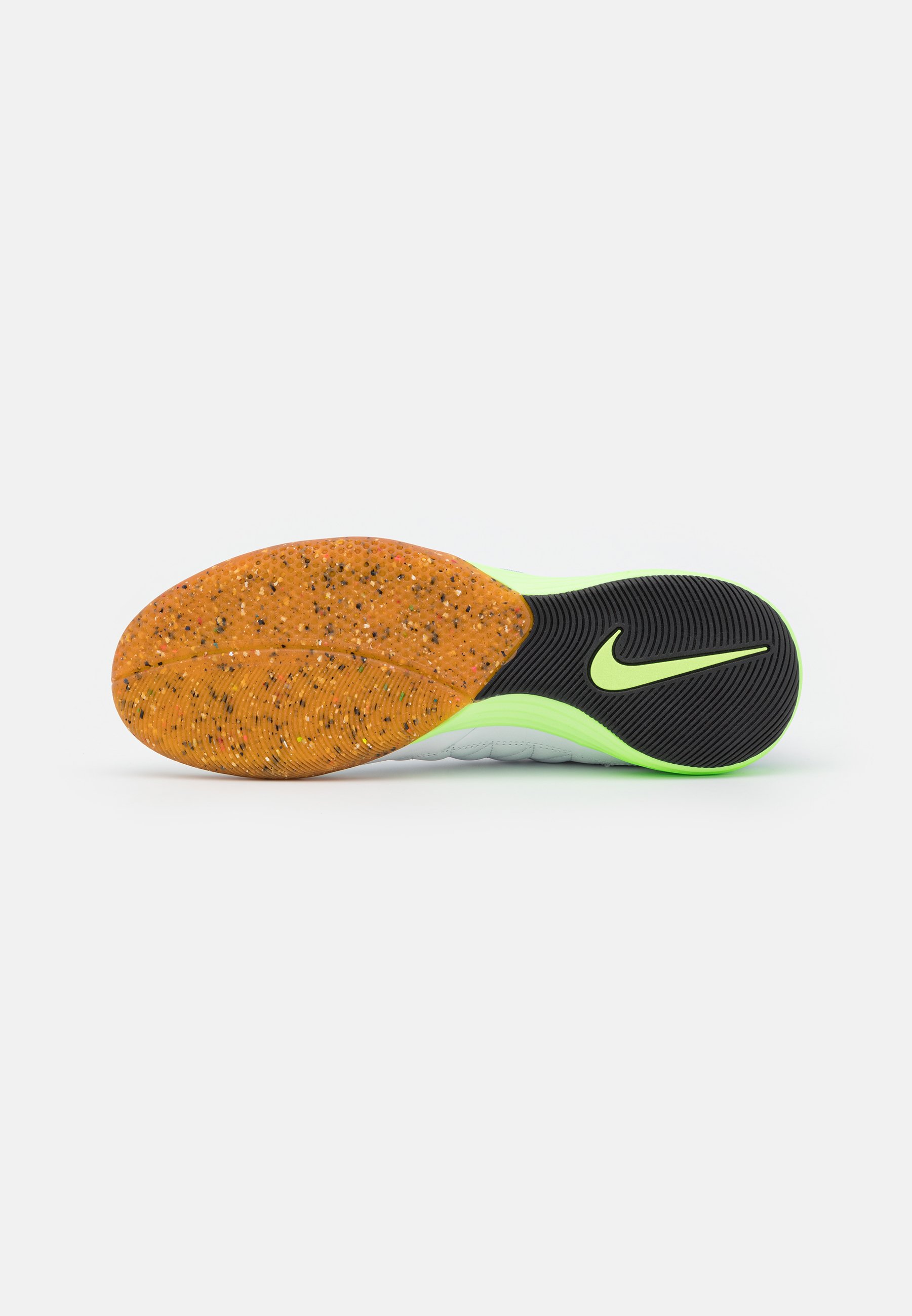 Nike Performance LUNARGATO II - Fußballschuh Halle - black/lime glow/light  photo blue/schwarz - Zalando.de