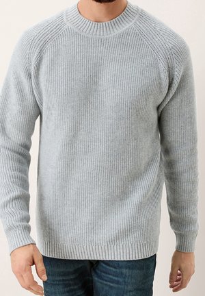 Stickad tröja - grey
