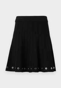 LOGO GROMET  - Mini skirt - black