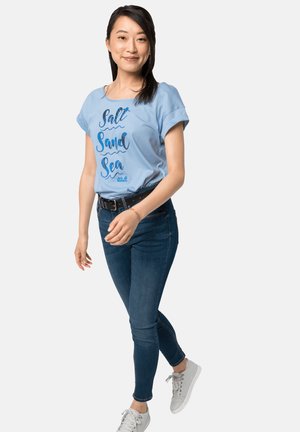 SALT SAND SEA - Print T-shirt - ice blue