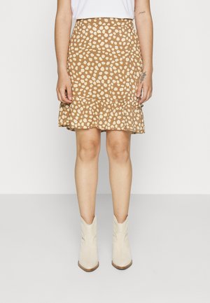 VILA Petite VICELINA MIDI SKIRT - A-lõikeline seelik - toasted coconut