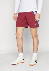 adidas Performance - FORTORE SHORT - Sports shorts - team coll burgundy /team light blue Thumbnail Image 1