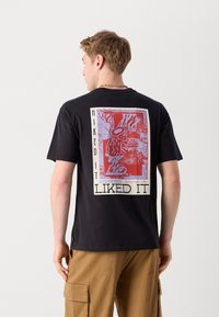 Scotch & Soda RELAXED FIT FRONT BACK  - Print T-shirt - meteorite
