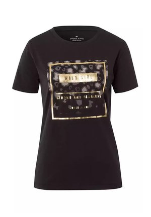Cross Jeans Print T-shirt - czarny