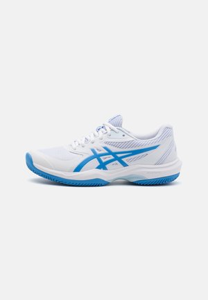 GAME FF CLAY/OC - Clay court tennis shoes - white/blue coast