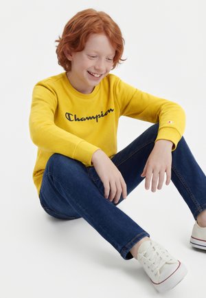 Champion BASIC CREWNECK - Sweatshirt - yellow