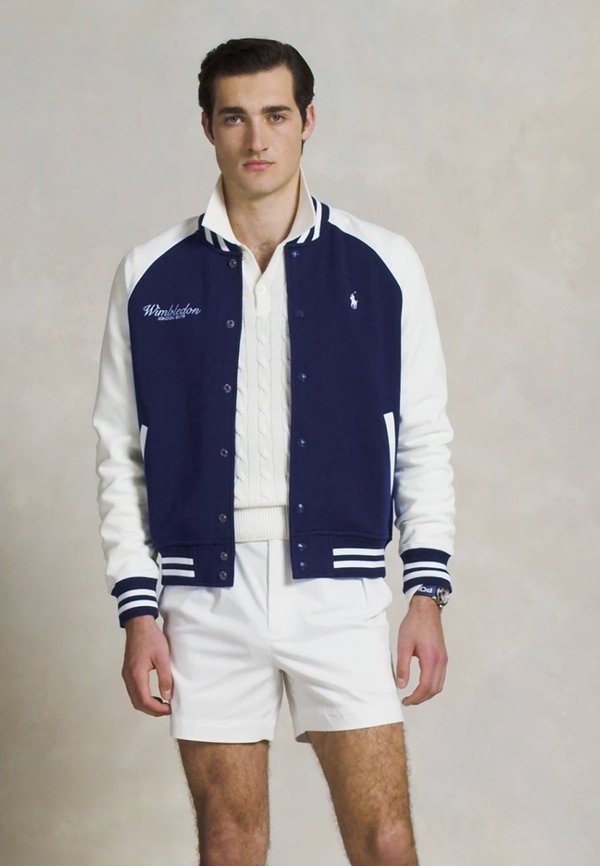 WIMBLEDON DOUBLE KNIT BASEBALL JACKET UNISEX - Bomber Jacket3