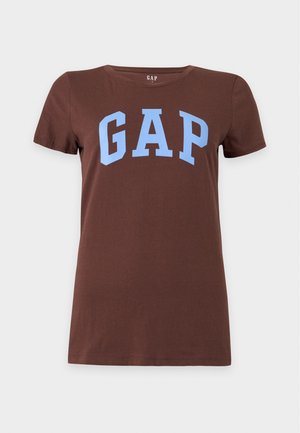 GAP, CLASSIC TEE - T-shirt imprimé - chocolate bar