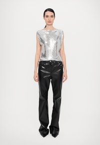 Rabanne Top - silver-coloured