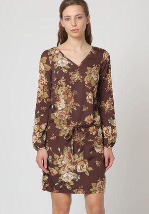 Vestido informal - marrón