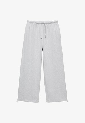 PULL&BEAR, STRAIGHT-LEG - JOGGERS - Pantalon de survêtement - light grey