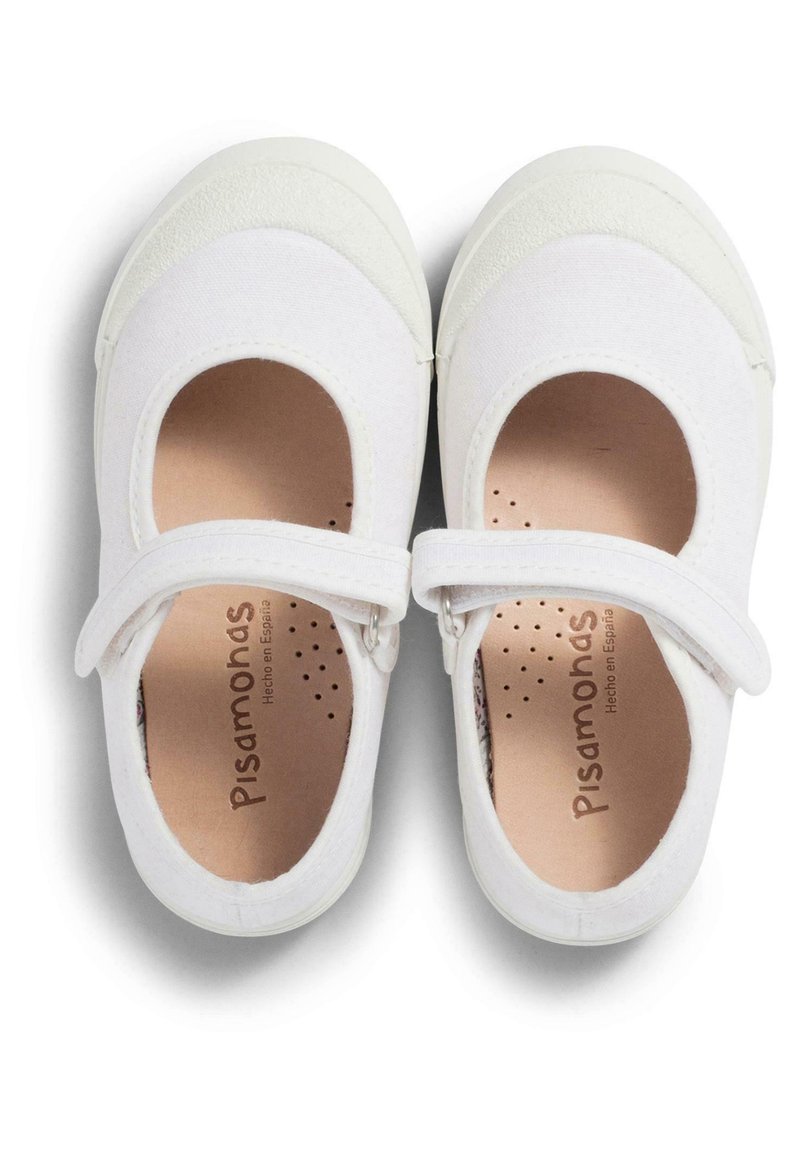 Kinder Klettschuhe | Pisamonas MERCEDITA Slipper blanco/weiß - SJ45250 Kinder Klettschuhe | Pisamonas MERCEDITA Slipper blanco/weiß - SJ45250