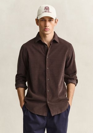 GANT REG BABY CORD SHIRT - Πουκάμισο - shadow brown