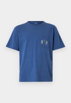 GAP, BRANNAN - Βασικό μπλουζάκι - blue