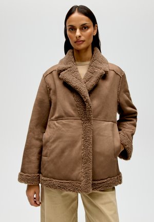 OPUS, REGULAR FIT REVERSIBLE - Winter coat - cocoa