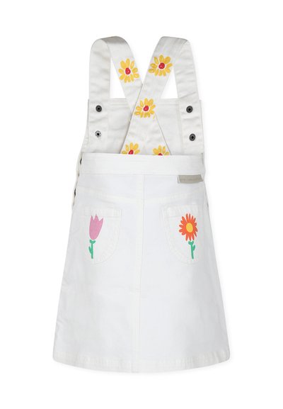 Stella McCartney Kids SALOPETTE - Robe en jean - ivory