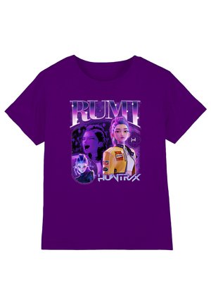 K-POP DEMON HUNTERS - HUNTRIX HUNTR/X RUMI BOOTLEG - Print T-shirt - purple
