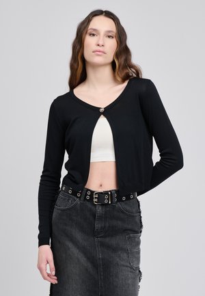 CROPPED - Cardigan - black