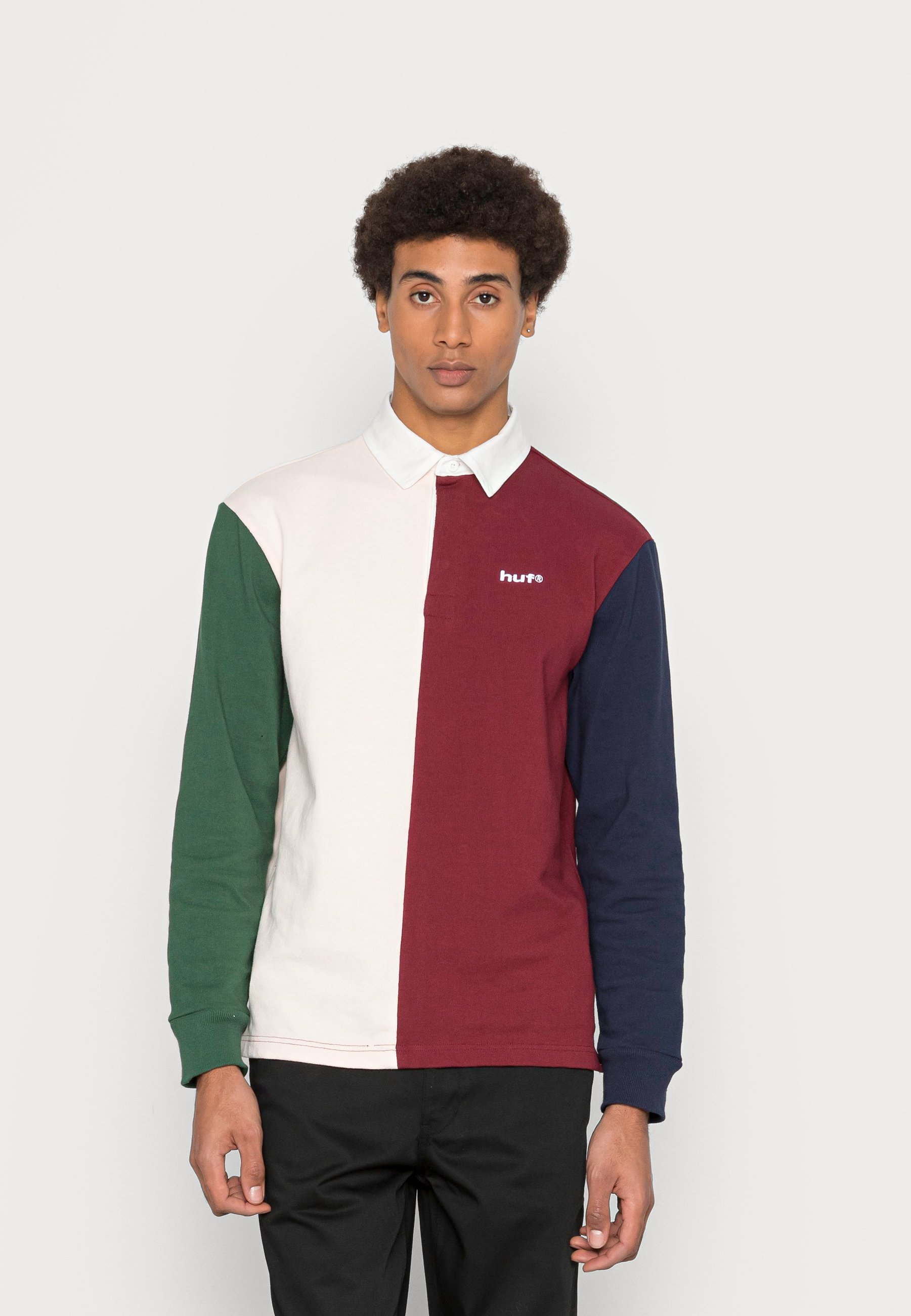 HUF MICK COLOR BLOCK RUGBY - Long 