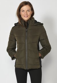 Koroshi COCKY - Zimná bunda - kaki khaki