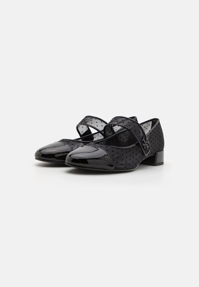 Tory Burch CAP TOE MARY JANE HEEL BALLET  - Riemchenballerina - perfect black