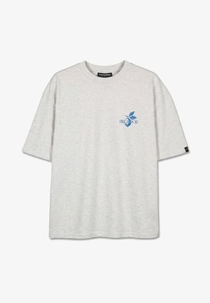 Pegador, PALMELA OVERSIZED TEE - Tričko s potlačou - cloud grey melange