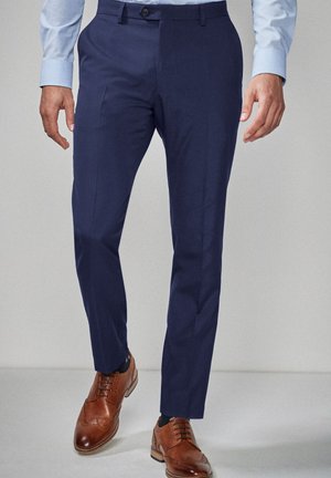 SUIT TROUSERS SKINNY FIT - Stoffhose - blue