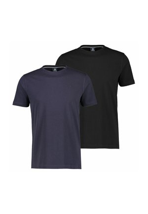 Basic T-shirt - schwarz navy