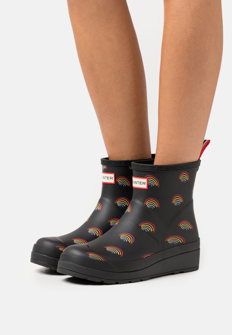 Hunter ORIGINAL WOMENS PLAY SHORT MINI BOOT Wellies black Zalando.co.uk