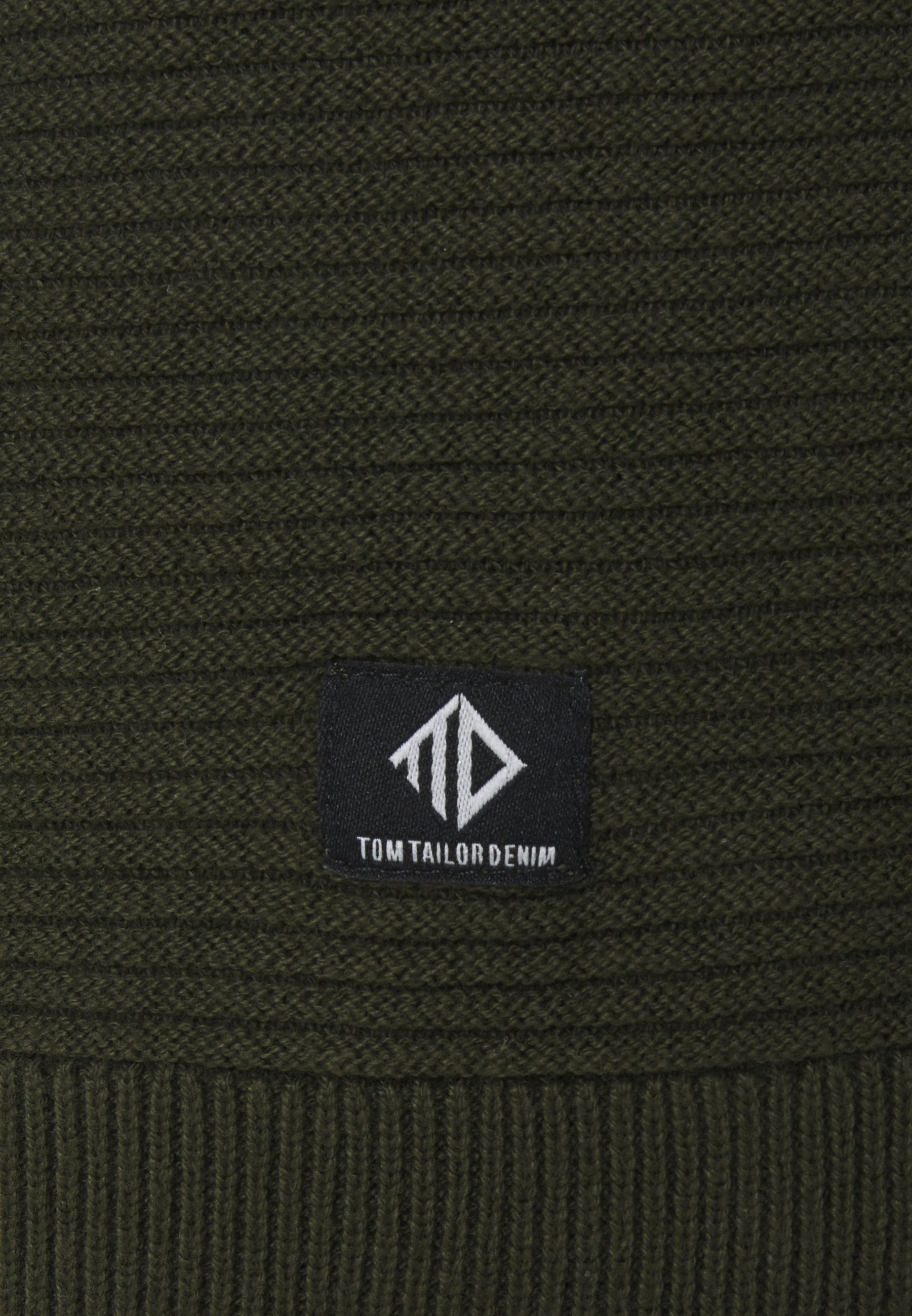 TOM TAILOR DENIM Sweater woodland greenolijfgroen TOM TAILOR DENIM Sweater woodland greenolijfgroen
