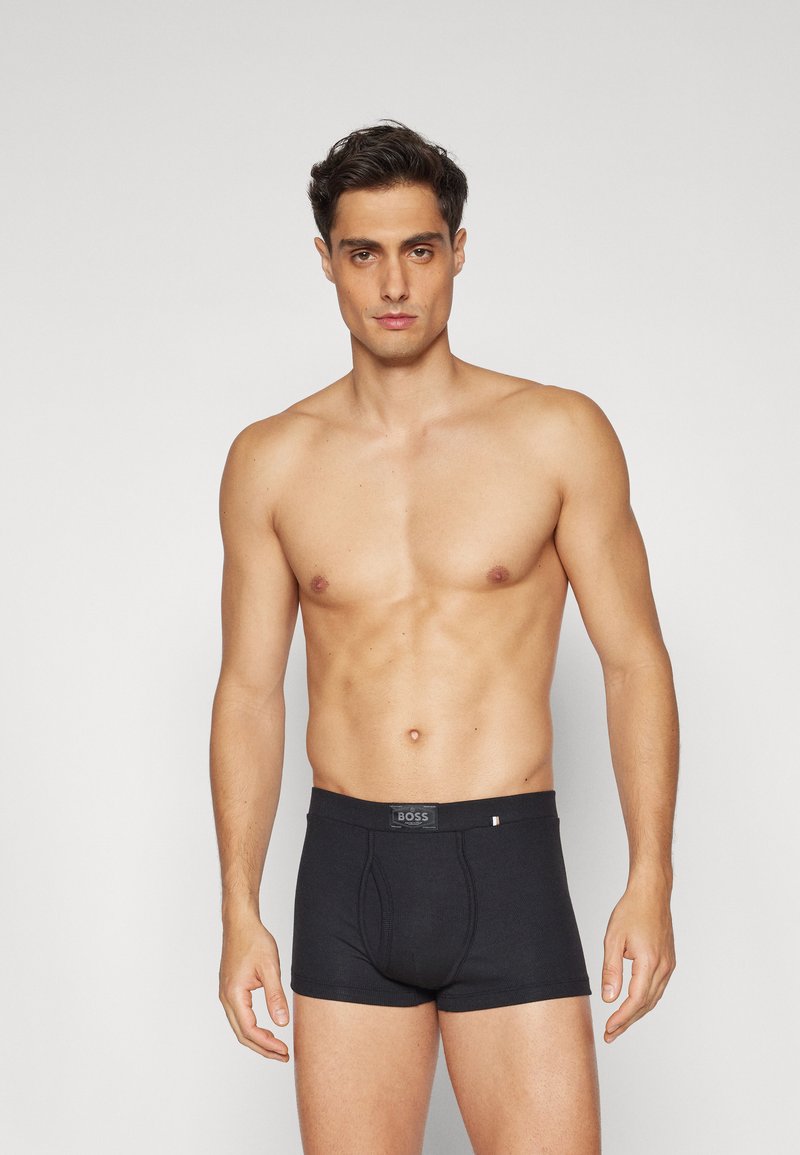 BOSS Bodywear - Confezione da 2 boxer corti neri e con stampa