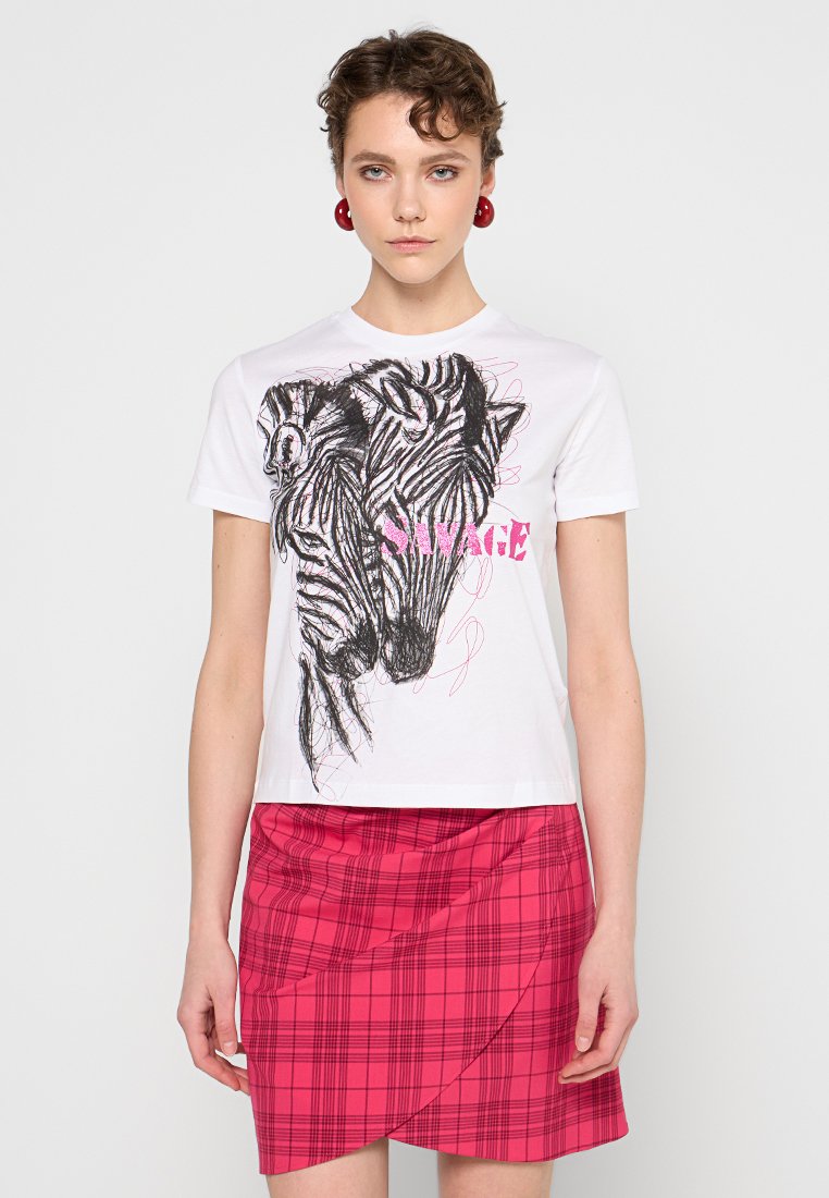 Just Cavalli T-shirt print wit