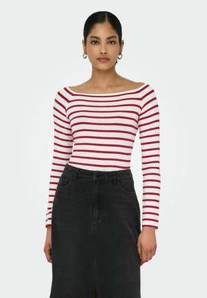 ONLLUCA BOATNECK BOX - Maglietta a manica lunga - cloud dancer