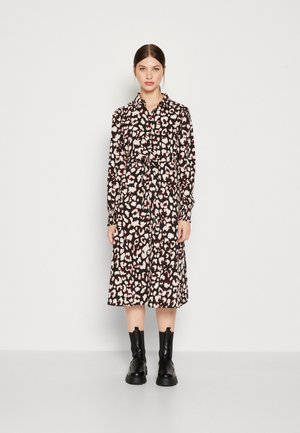 Pieces PCFALISHI MIDI SHIRT DRESS - Särkkleit - black