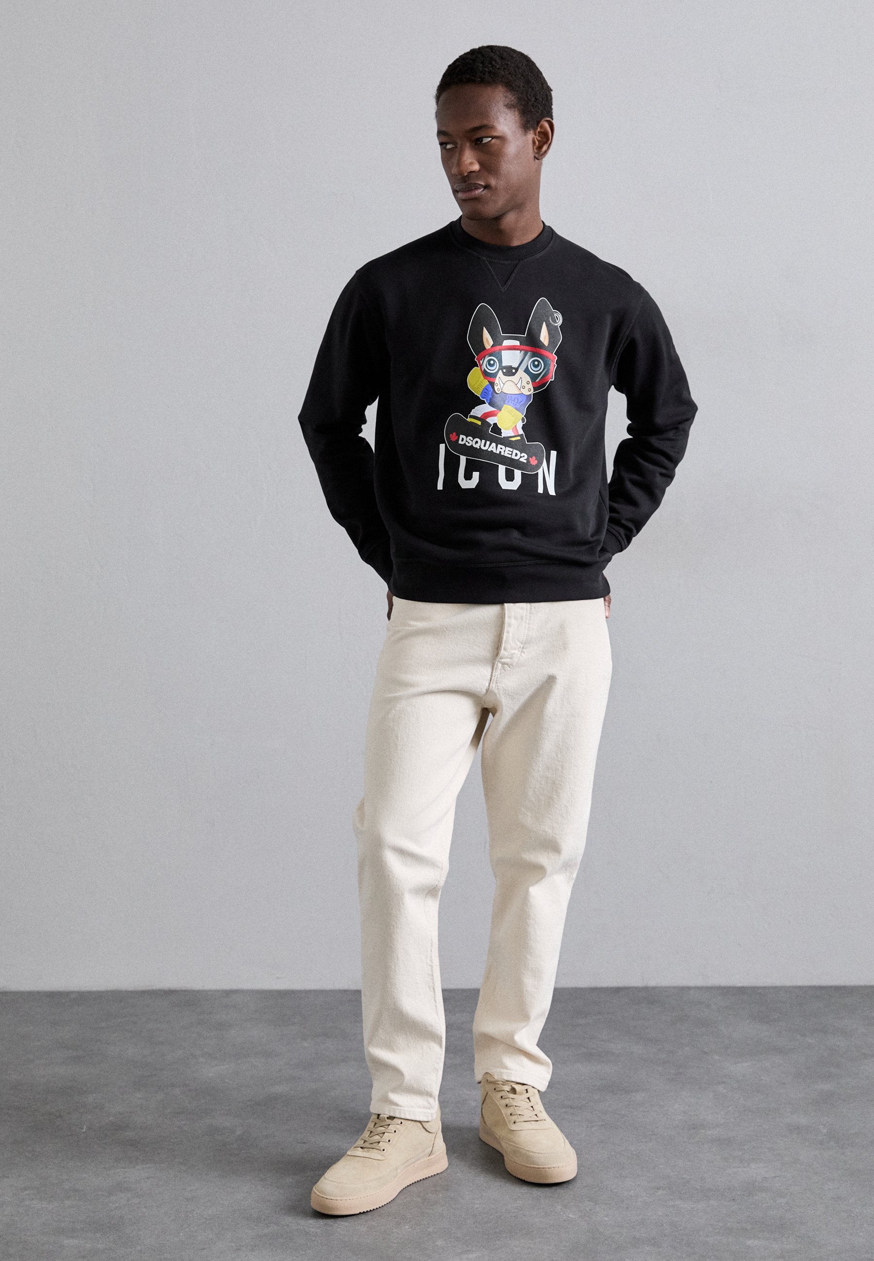 DSQUARED2 ICON Sweatshirt - black - Zalando.co.uk