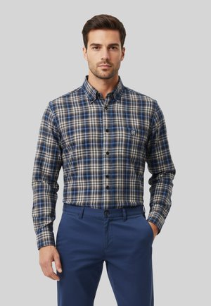 GENDIVE MANGA LARGA VILLELA CUADRO  - Camisa - gris