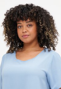 ONLY Carmakoma CARVICA LIFE NOOS - Bluse - light blue