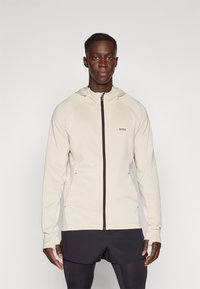 BOSS SICON ACTIVE - Bluză de trening - open beige