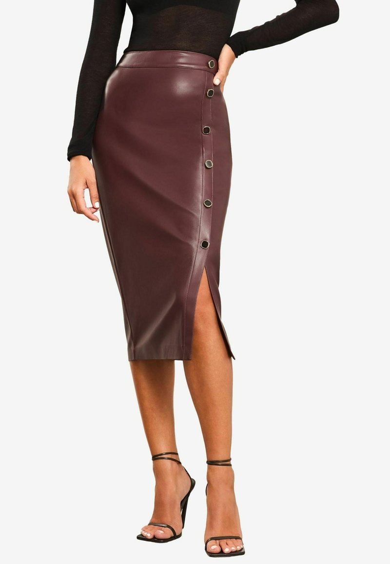 Lipsy MIDI - Zīmuļsvārki - burgundy