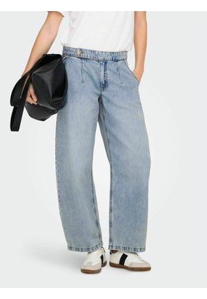 ONLSAVONA MITTLERE TAILLE - Baggy jeans - light blue denim