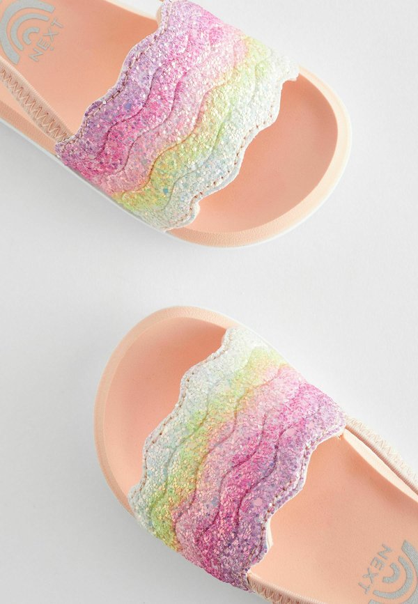 RAINBOW SLIDERS-REGULAR FIT – Badesandale – multi glitter
