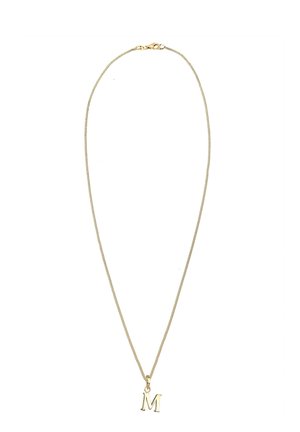 Elli LETTER M - Ketting - gold-coloured