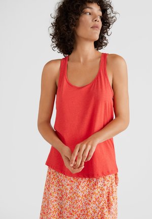 TEES ESSENTIALS RACER BACK - Top - sunrise red