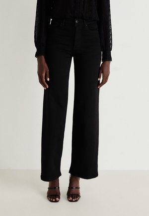 Pernera ancha - black denim