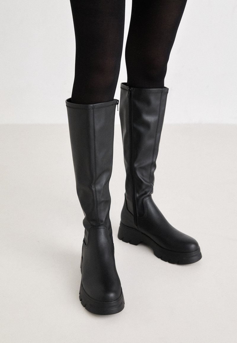 Even&Odd Platform boots - black