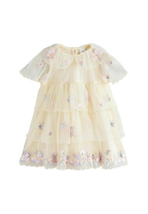 REGULAR FIT - EMBROIDERED  - Koktailové šaty/večierkové šaty - cream