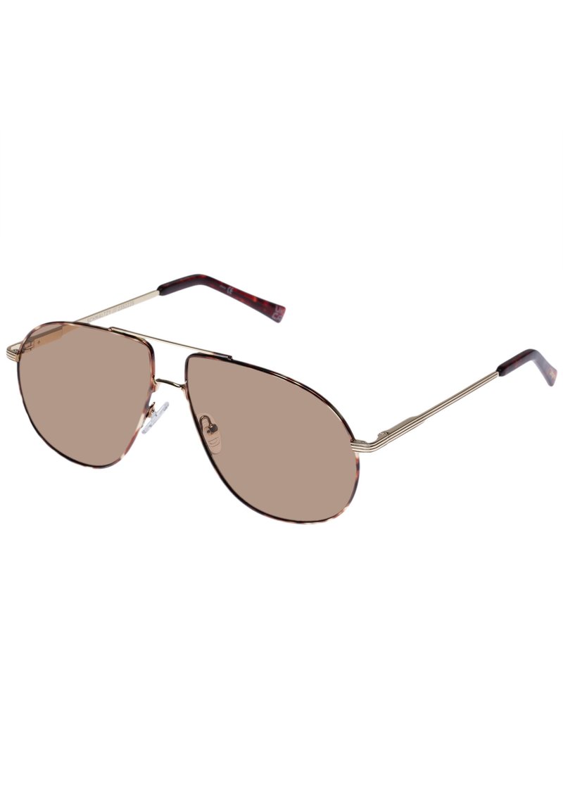 Le Specs SCHMALTZY - Aurinkolasit - bright gold   tort
