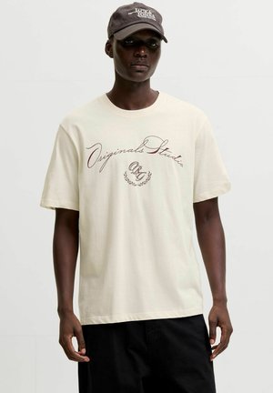 Jack & Jones, T-SHIRT T-SHIRT - T-shirt print - antique white