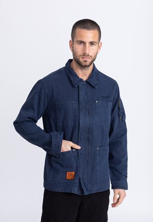 Bombers DAVIS - Spijkerjas - navy