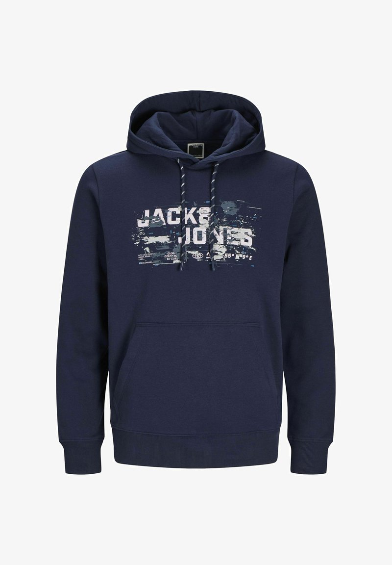 Jack & Jones - Felpa Con Cappuccio Nera Con Logo - Foto 5